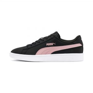 Puma Smash v2 Buck Weiß/Rosa/Schwarz (365160-18)
