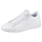 Puma Smash v2 Leder Damen  Weiß (365208-04)