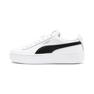 Puma Vikky Stacked Damen  Weiß/Schwarz (369143-07)