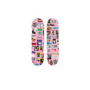 Supreme Stickers Skateboard Pink – 8.25" x 32.25" (SS21) (SSS21)