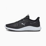 Puma IGNITE FASTEN8 Pro Herren Golfschuhe Schwarz/Silber (194466-02)