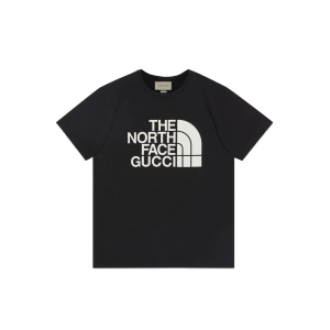 Luxury x The North Face Cotton T-Shirt Black/White (SS21) (615044 XJDBZ 1289)