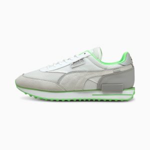 Puma Mercedes Future Rider F1 Motorsportschuhe Silber/Weiß (306793-01)
