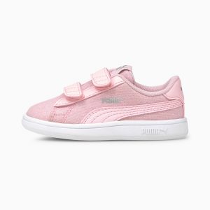 Puma Smash v2 Glitz Glam Mädchen  Rosa (367380-21)