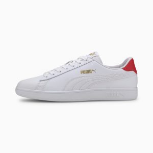 Puma Smash v2 L Gold/Rot/Weiß (365215-17)