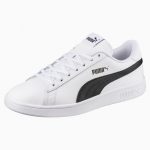 Puma Smash v2 L  Weiß/Schwarz (365215-01)