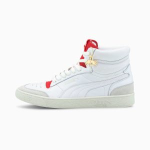 Puma Ralph Sampson Mid Dassler Legacy Weiß/Rot (374874-01)
