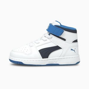 Puma Rebound Lay-Up SL V Baby Weiß/Blau (370489-13)