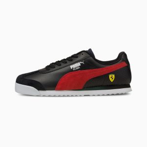 Puma Scuderia Ferrari Roma Herren Motorsportschuhe Schwarz/Weiß (306766-01)