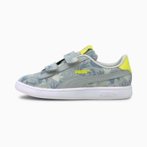 Puma Smash v2 Archeo Summer Kinder Grau (368792-02)