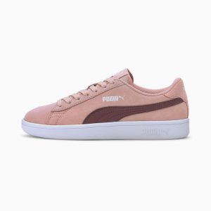 Puma Smash v2 Suede Youth Rosa/Rot (365176-25)
