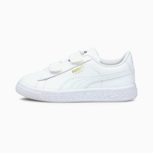 Puma Basket Classic XXI Kinder  Weiß (380571-01)