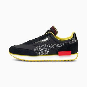 Puma x PEANUTS Future Rider  Schwarz/Weiß (380483-01)
