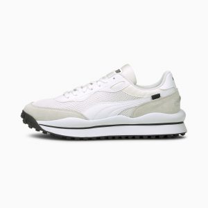 Puma Style Rider Clean  Weiß/Schwarz (375926-02)
