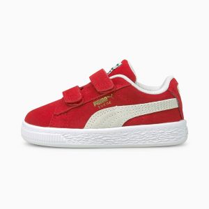 Puma Suede Classic XXI V Infants  High Risk Red – Puma White (380564 02)