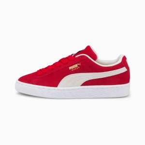 Puma Suede Classic XXI Jugend  Rot/Weiß (380560-02)