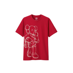 KAWS x Uniqlo Clean Slate Tee (Japanese Sizing) Red (SS16) (SS16)