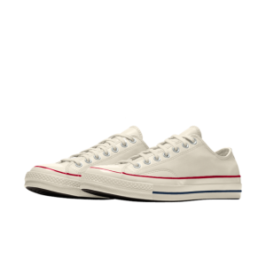Converse Custom Premium Leather Chuck 70 Low Top White White ((169919C))