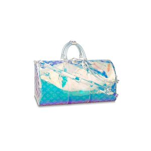Luxury x Virgil Abloh Iridescent Prism Bandouliere 50 Keepall Bag (2019) (M53271)