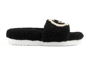 Gucci Slide Interlocking G Wool Black (W)