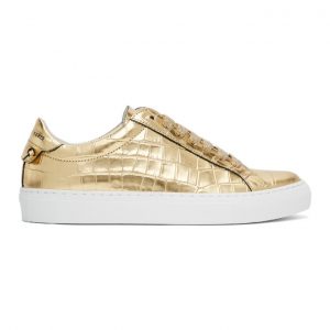 Givenchy Gold Croc Urban Knots Sneakers (BE0003E0YJ)