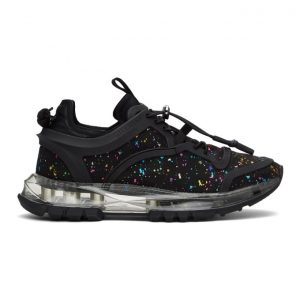 Givenchy Black and Multicolor Spectre Structured Low Sneakers (BH003EH0U3)