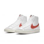 Nike Blazer Mid 77 White Bright Crimson