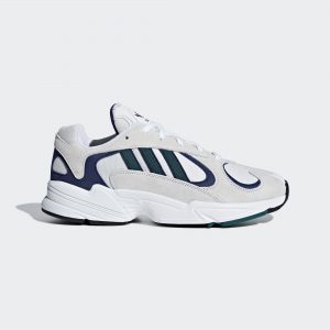adidas Yung-1 White Noble Green Dark Blue