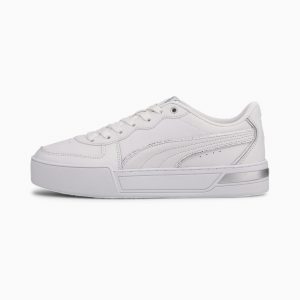 Puma Skye Metallic Damen Weiß/Silber (374797-01)