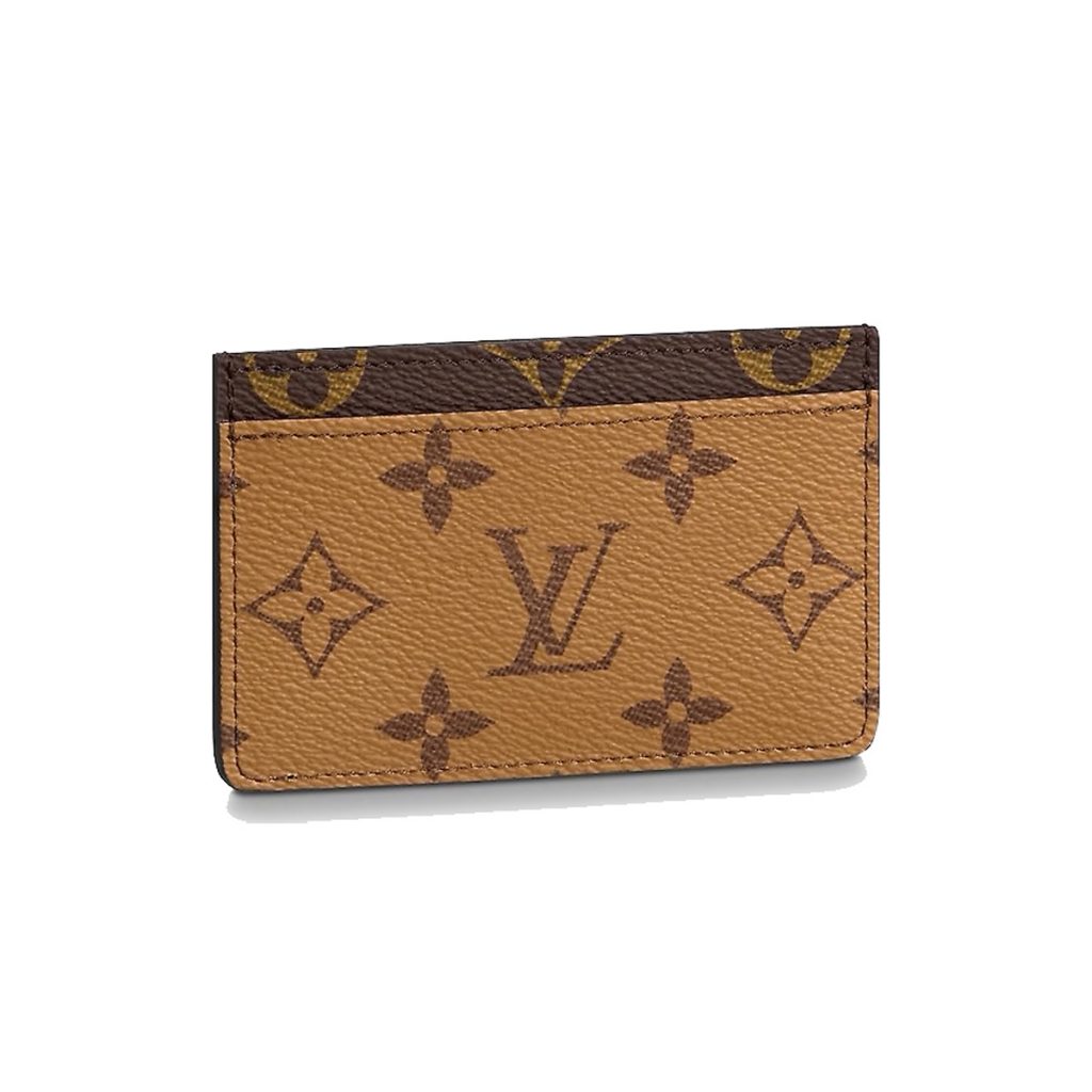 Louis Vuitton Card Holder Reverse Monogram Canvas Brown (2020) (M69161)