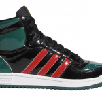 adidas Top Ten Black Green Red Patent
