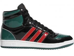 adidas Top Ten Black Green Red Patent