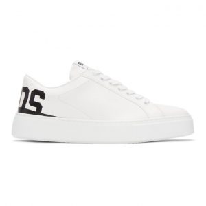 GCDS White and Black Bucket Sneakers (SS21M010038)