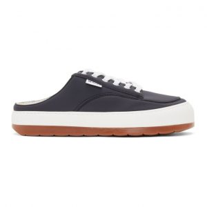 Sunnei Grey Neoprene Lace-Up Dreamy Sabot Sneakers (DS03GREY)