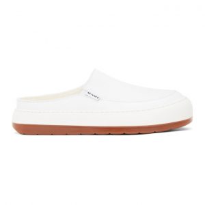Sunnei White Leather Dreamy Sabot Sneakers (DSS01WHITE)