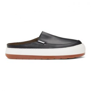 Sunnei Black Leather Dreamy Sabot Sneakers (DSS01BLACK)