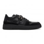 1017 ALYX 9SM Black Leather Buckle Sneakers (AAUSN0022LE02.S21S)
