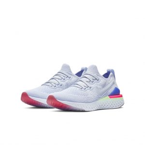 Nike Epic React Flyknit 2 Hydrogen Blue Sapphire Hyper Pink (GS)