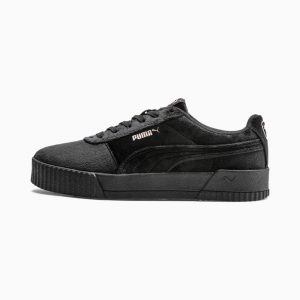 Puma Carina Velvet Damen Schwarz (375886-01)