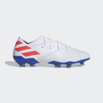 adidas Nemeziz Messi 19.1 Firm Ground Cleat White Solar Red Football Blue