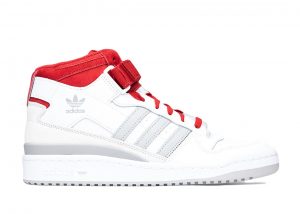 adidas Forum Mid White Red Grey