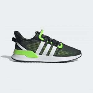 adidas U_Path Run Schuh Core Black / Cloud White / Solar Green (FY5688)
