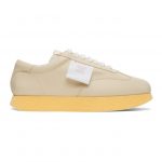 Marni White and Beige Leather Light Sneakers (SNZW010502P3746)