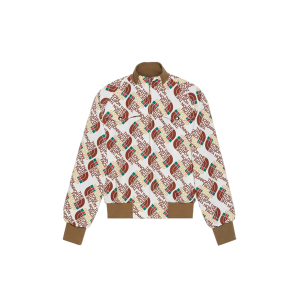 Luxury x The North Face Web Print Technical Jersey Jacket Brown/Beige (SS21) (BROWN/BEIGE)