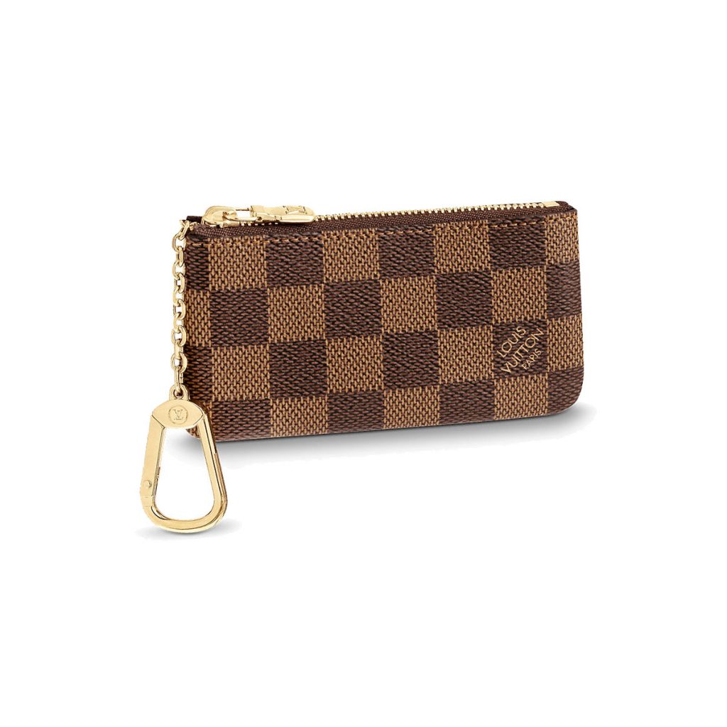 Louis Vuitton Key Pouch Damier Ebene Canvas Brown (N62658)