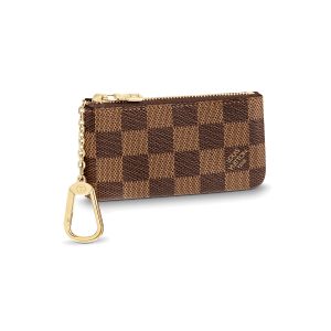 Louis Vuitton Key Pouch Damier Ebene Canvas Brown (N62658)