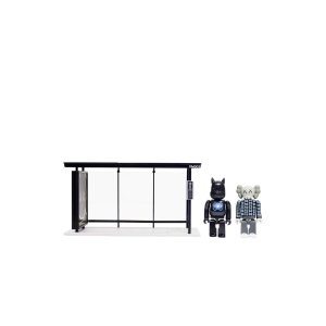 KAWS  x Medicom Bus Stop Series Volume 2 Vinyl Toy Black/Blue (FW02) (FW02)