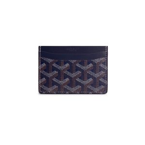 Luxury  Saint Sulpice Card Holder Goyardine Navy (TDB)
