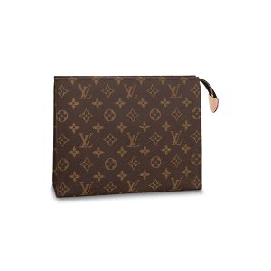 Louis Vuitton Toiletry Pouch 26 Monogram Canvas Bag Brown (2020) (M47542)