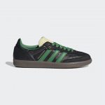adidas Wales Bonner Samba Schuh Core Black / Cream White / Green (S42590)